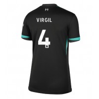 Liverpool Virgil van Dijk #4 Bortatröja Kvinnor 2024-25 Korta ärmar